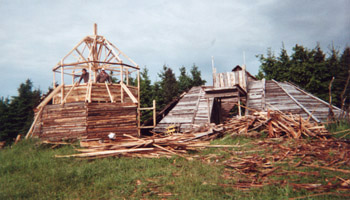 Construction de la tour